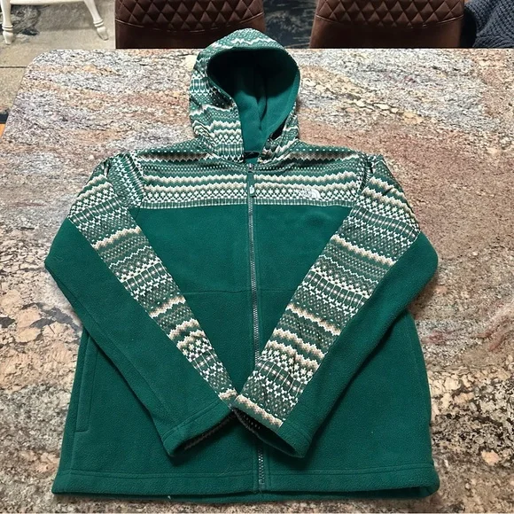 The North Face ‘95 Retro Denali Fair Isle Green Fleece Jacket
